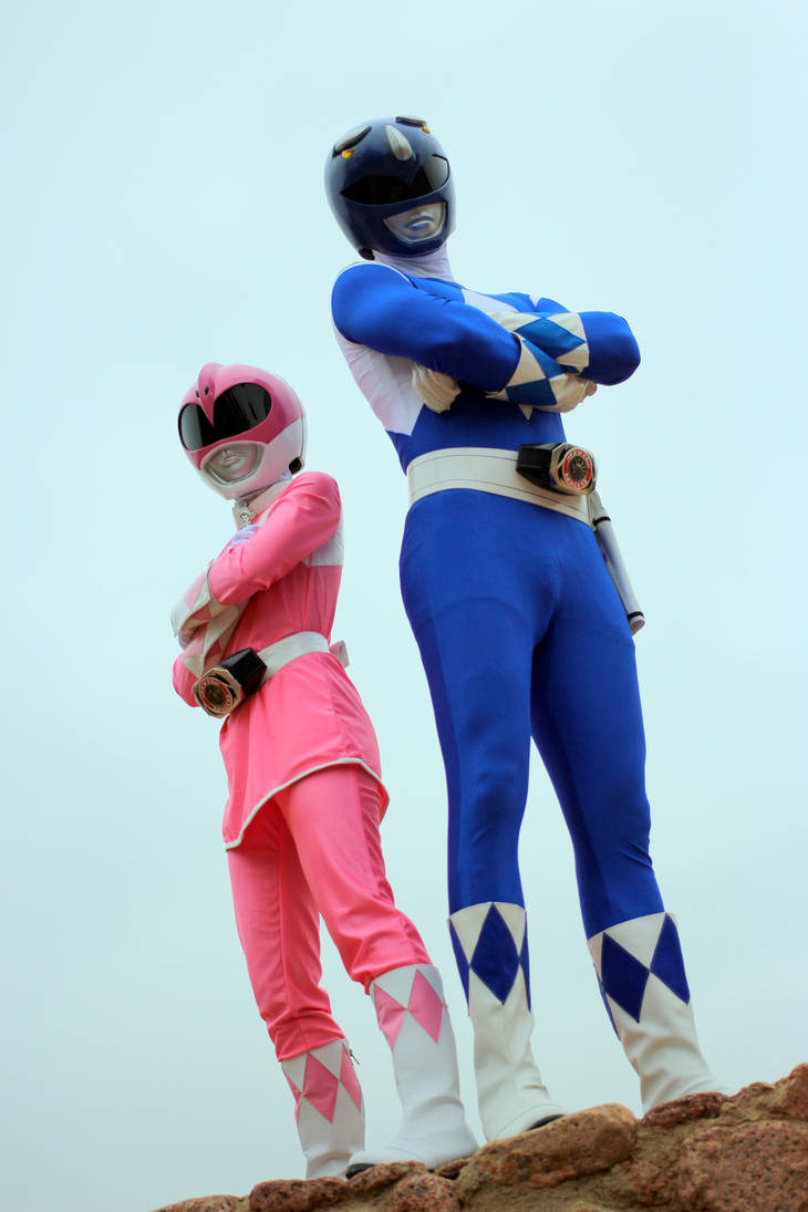 Power Ranger Duo: Blue and Pink by Scratch896 on DeviantArt
