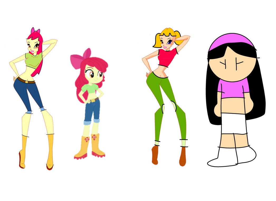 Midriff Gals by Topsy-Is-Cool-45 on DeviantArt