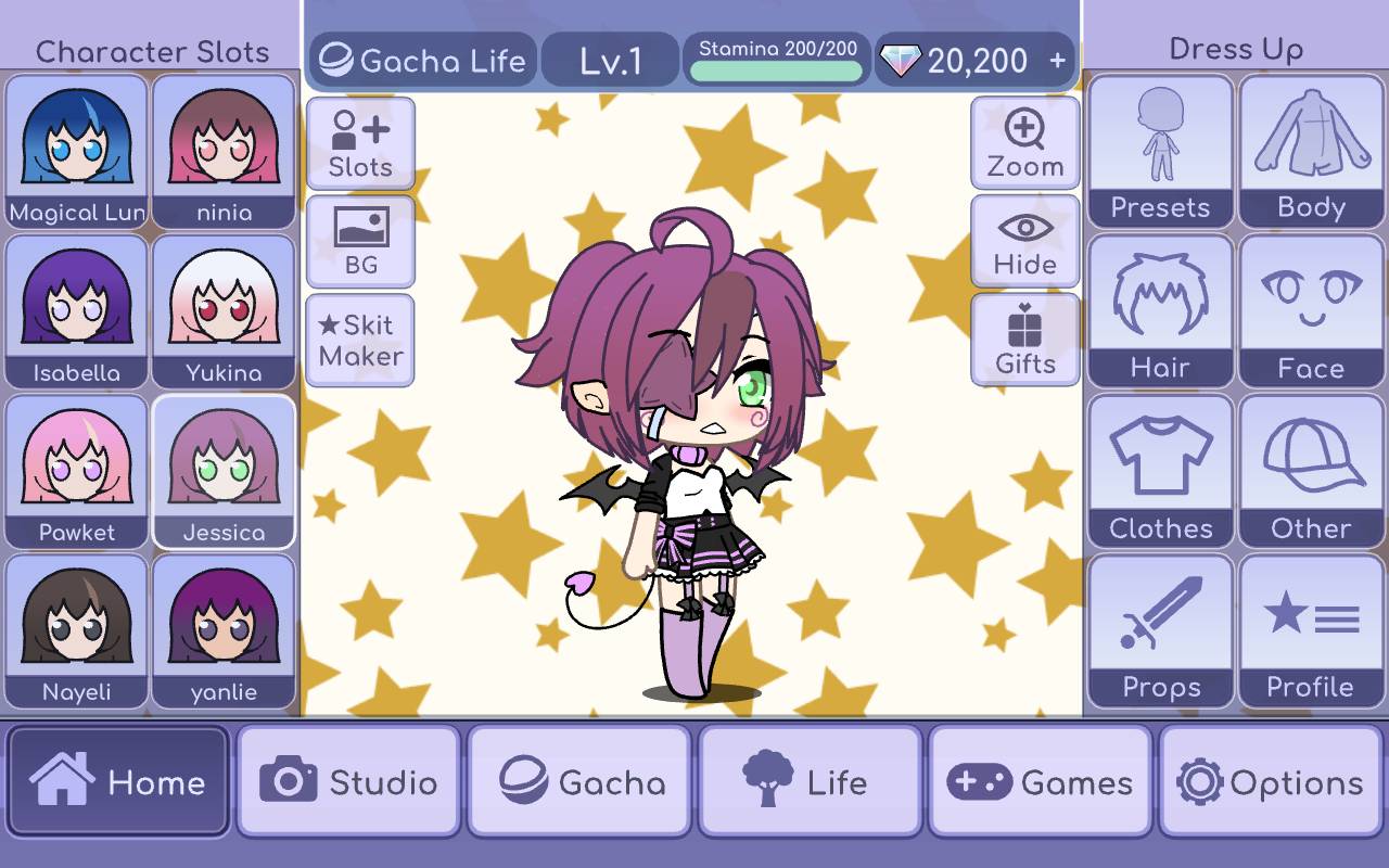 My cute oc gacha neon apk by yusekekirachan on DeviantArt