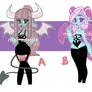 Demon girls - $12 - CLOSED