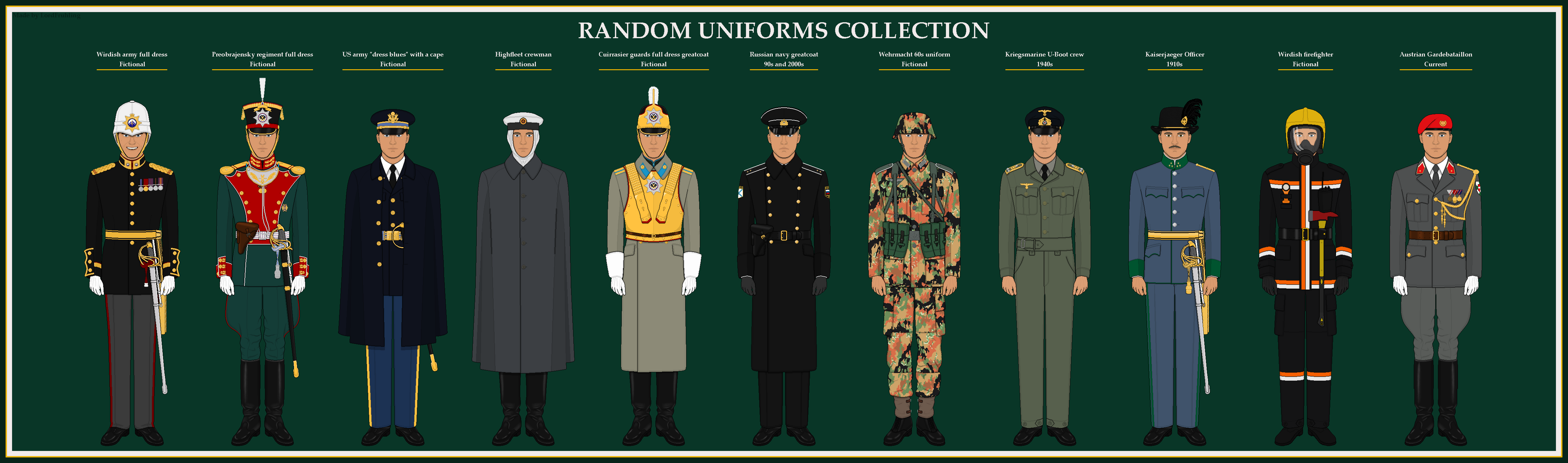 Random Uniforms Collection by LordFruhling on DeviantArt