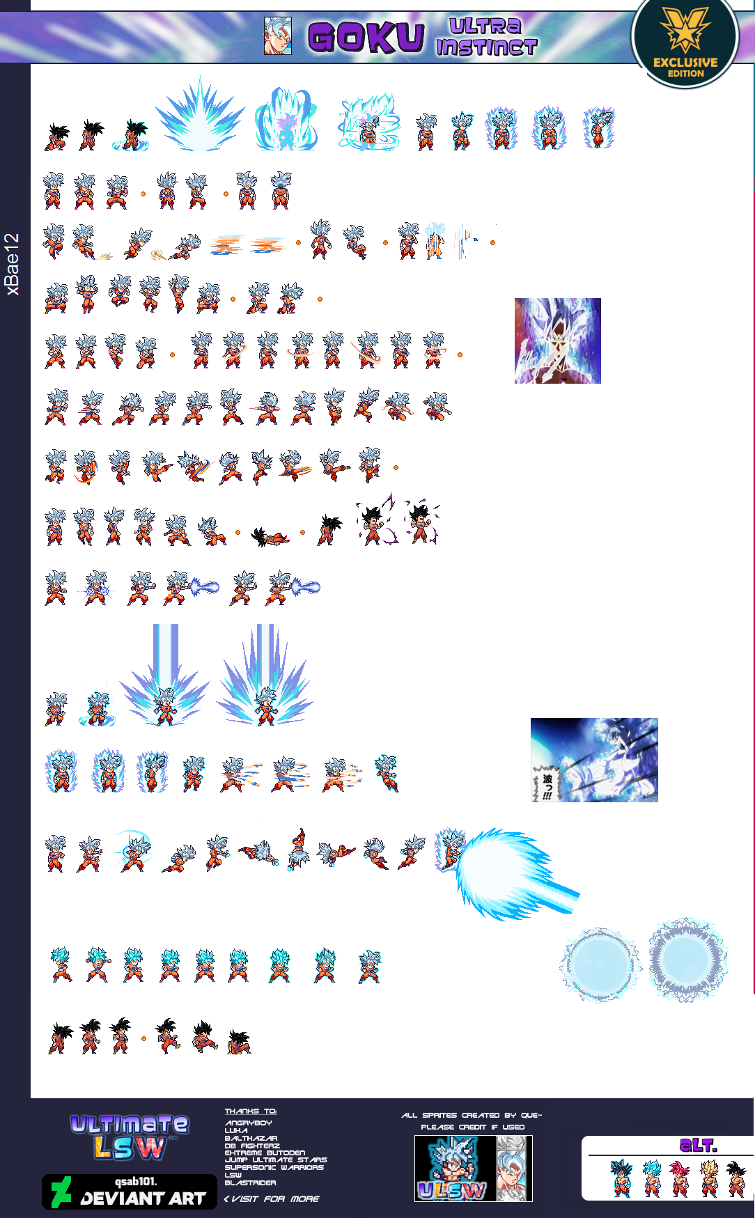 Goku M Ultra Instinct Go Gi Sprite sheet by FoxySpriter on DeviantArt Goku M Ultra Instinct Go Gi Sprite sheet by FoxySpriter on DeviantArt