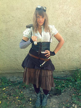 steampunk mechanic costume