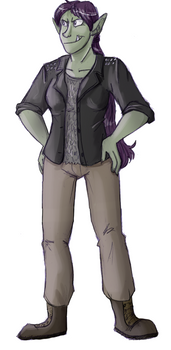 Ashtyn - Half-Orc Fighter