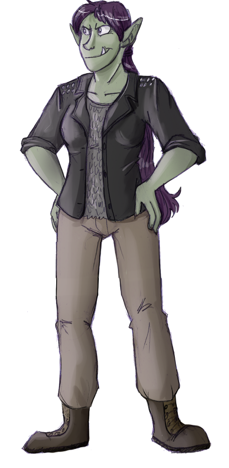 Ashtyn - Half-Orc Fighter