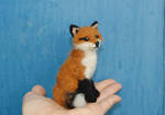 Needle Felted Red Fox by amber-rose-creations