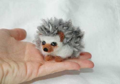 Needle Felted mini Hedgehog