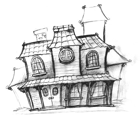 Mansion: drawing