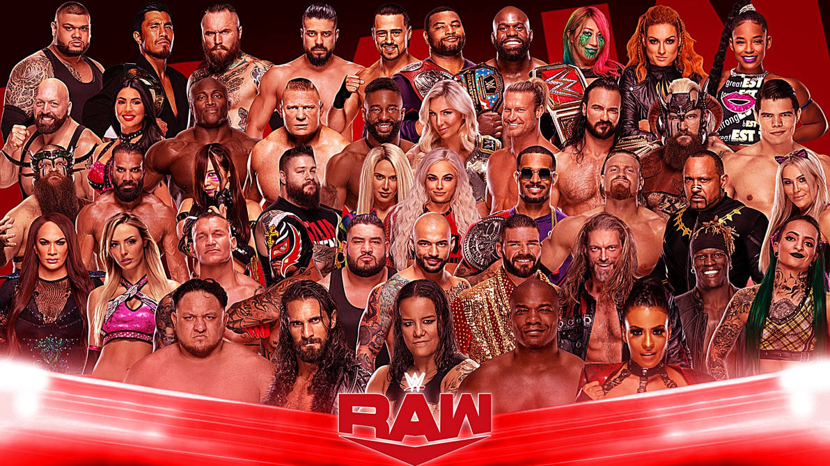 WWE Raw Roster 2020 by VMozz on DeviantArt
