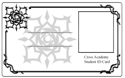 Cross Academy Student ID Card - Night Class