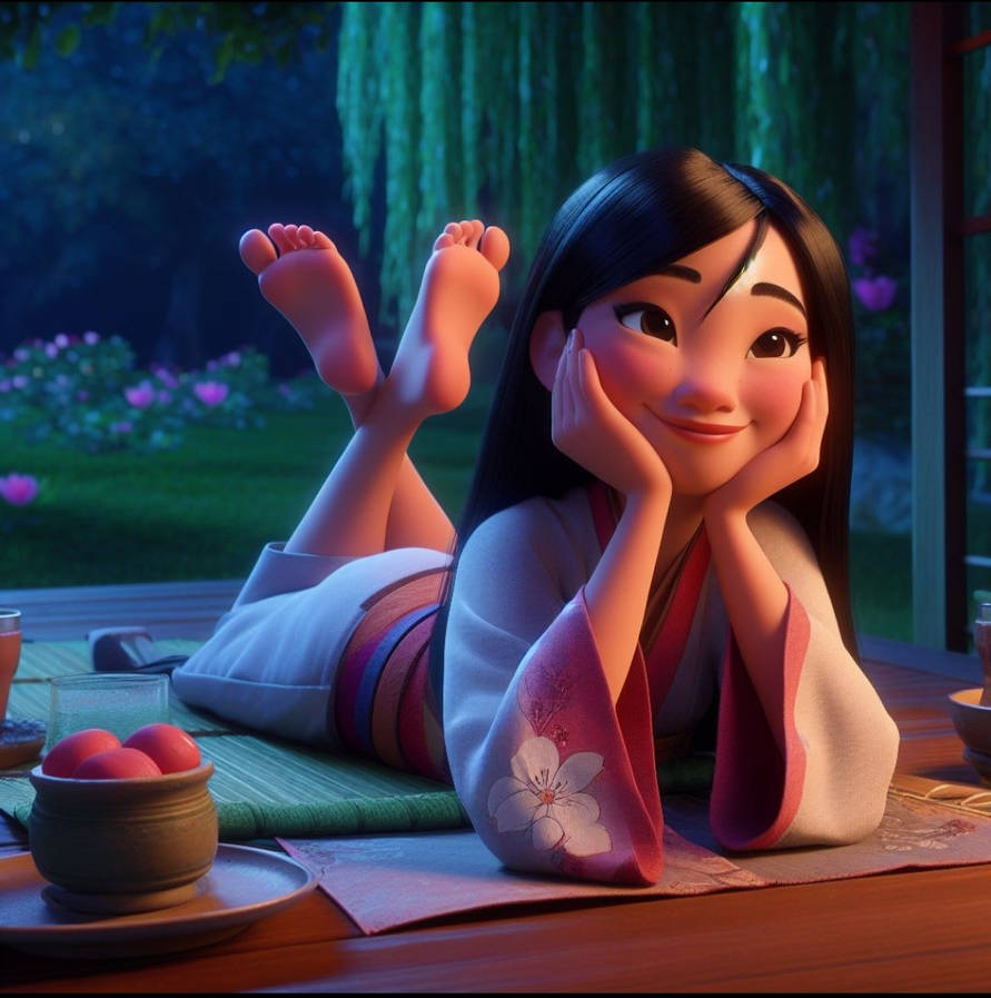 Mulan feet (AI) by AmiRRaX on DeviantArt