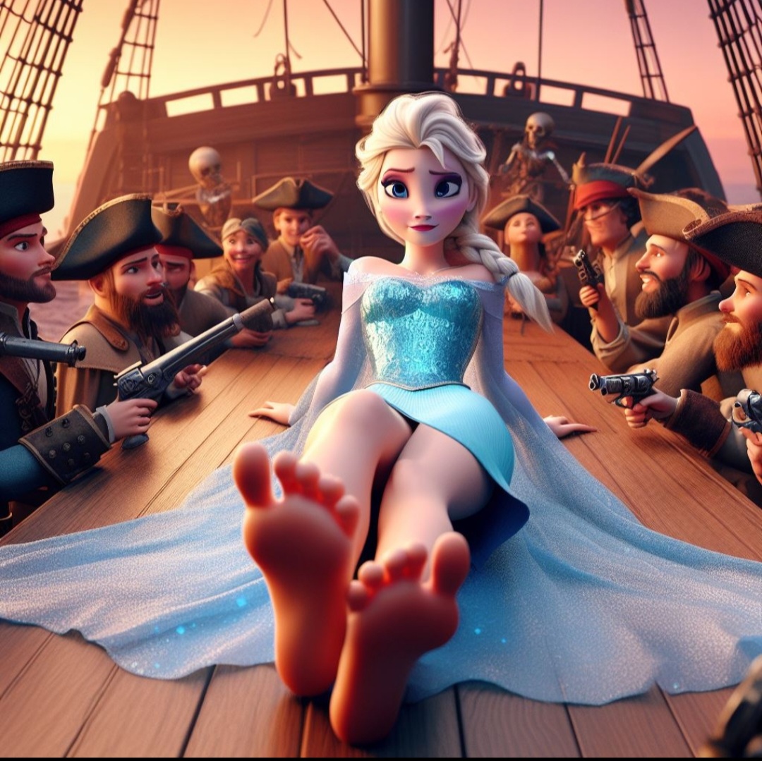 Elsa Ship Elsa flash soles on pirate ship (AI) by AmiRRaX on DeviantArt