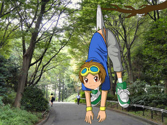 Takato Matsuda wedgied at Shinjuku! by TaKaTiK00