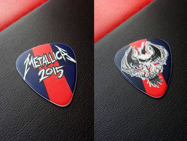 Metallica 2015 guitar pick