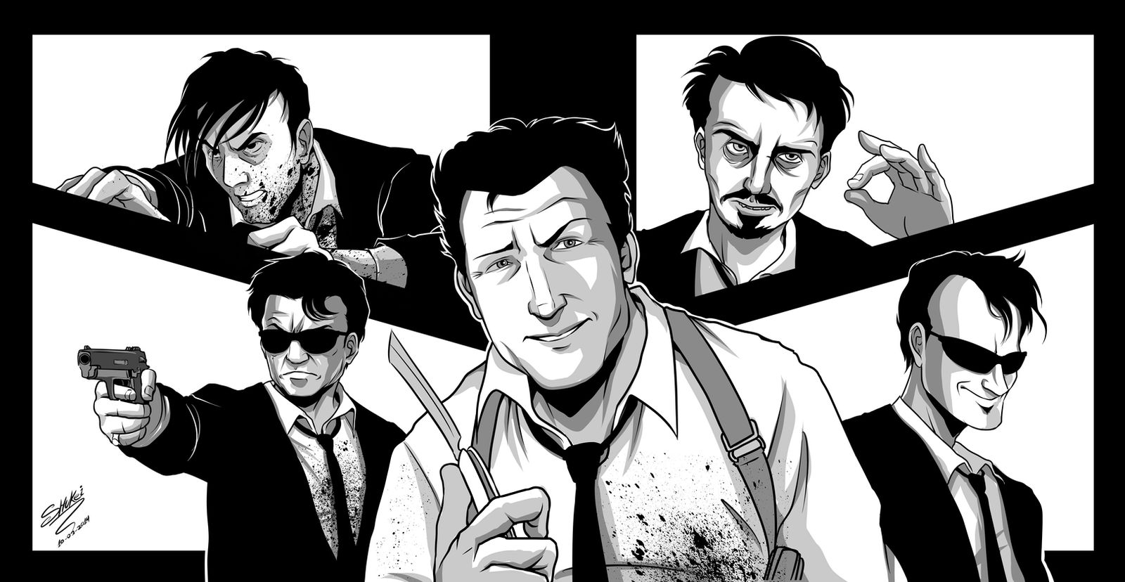 Reservoir Dogs fan-art by shukei20