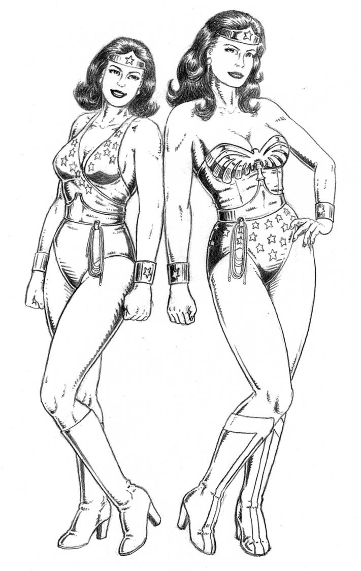 Wonder Woman and Wonder Girl by RPL-Arts on DeviantArt 