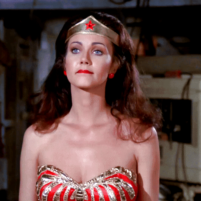 Wonder Woman shows her super-human agility