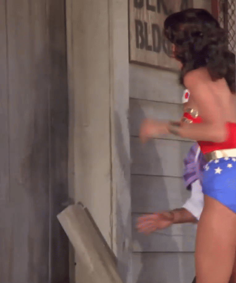 Locked doors don't stop Wonder Woman