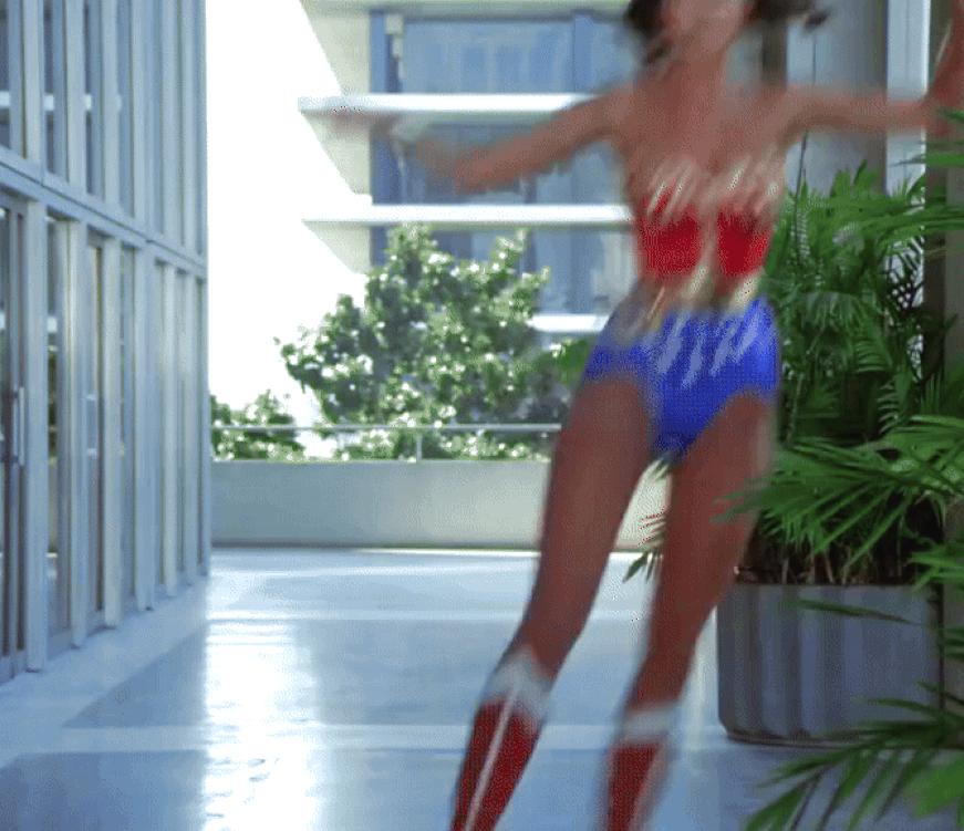 Wonder Woman jumps into action!