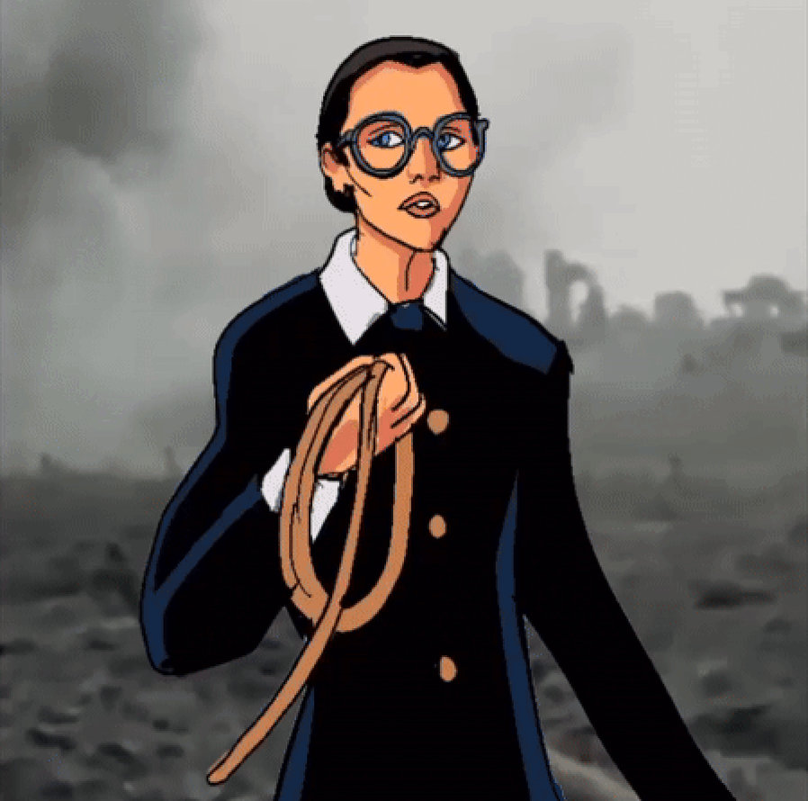 Animated Wonder Woman spin by Timothy Laskey by RPL-Arts on DeviantArt