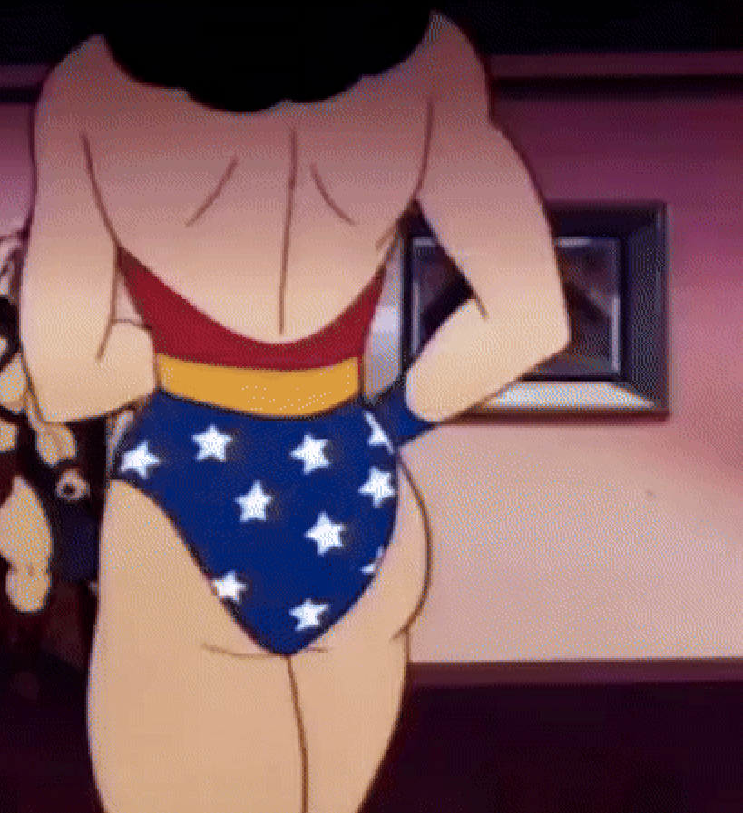 Wonder Woman looks hot even as a cartoon