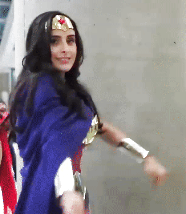 Wonder Woman is ready for bullets and bracelets