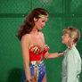 I want you to hug me too, Wonder Woman!