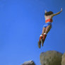 Wonder Woman is impervious to a rock-melting laser