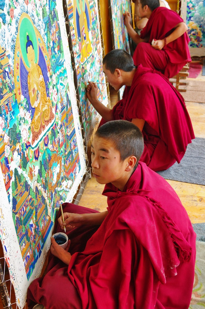 Hommage a Tibetan painters 2
