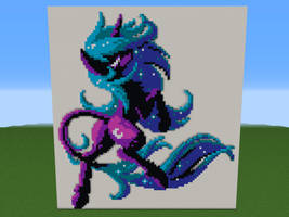 Nightmare Moon Minecraft Pixel Art