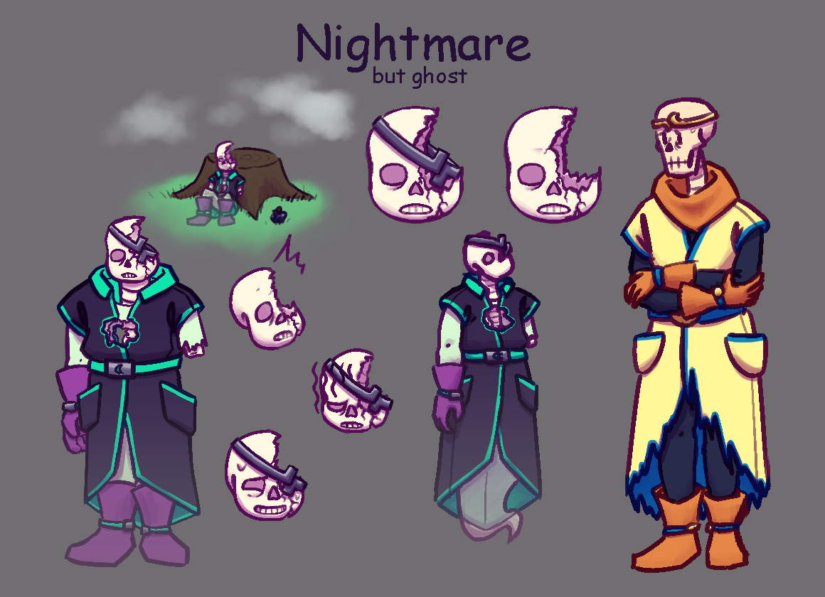 Nightmare Sans Fanart by Grave-of-Roseus on DeviantArt