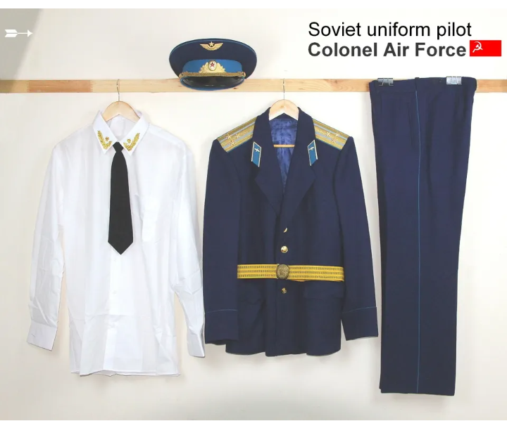 Soviet pilot uniform Colonel Air force by UniformEnjoyer on DeviantArt