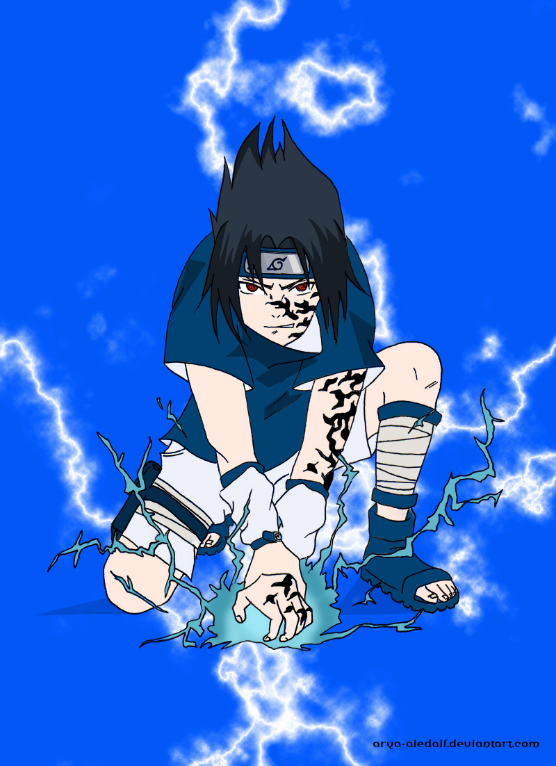 Sasuke Classico Colorido Sharingan by ADMUlielson on DeviantArt