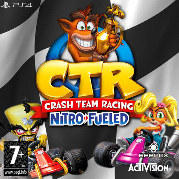 Crash Team Racing Nitro Fueled Ps4 Cover By Ejxzvjo On Deviantart