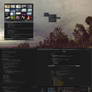 ArchBang desktop - Minimalistic dark openbox
