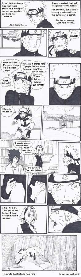 Naruto Shippuden fanfiction comic: Fox Fire