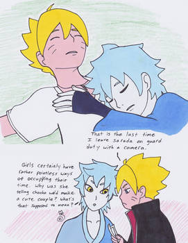 Boruto And Mitsuki sleeping