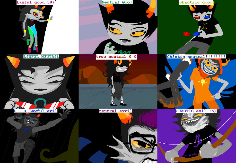 Homestuck - Alignment Grid