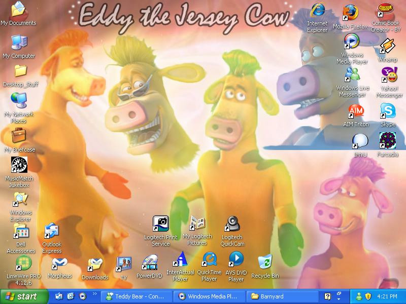 Eddy the Jersey Cow Desktop