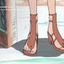 Nami Feet - Nami arriving