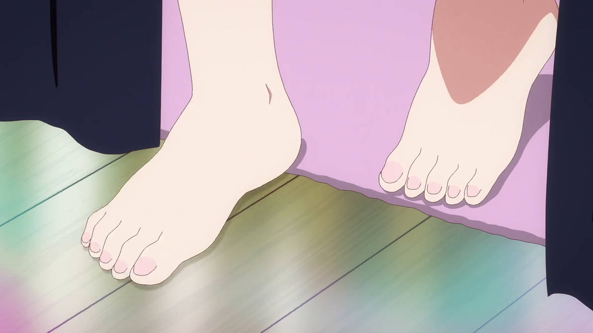 Mini Yaemori Feet - Walking CloseUp by InsoleMadness on DeviantArt