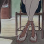 Nami Feet - Sitting