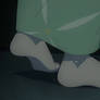 Unnamed girl feet - Dressing