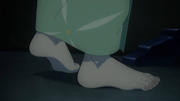 Unnamed girl feet - Dressing