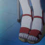 Chizuru Mizuhara Feet - In red sandals
