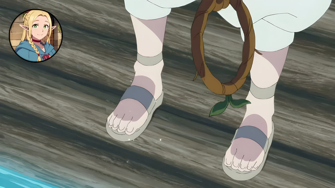 Marcille Donato Feet - Walking on the water 01