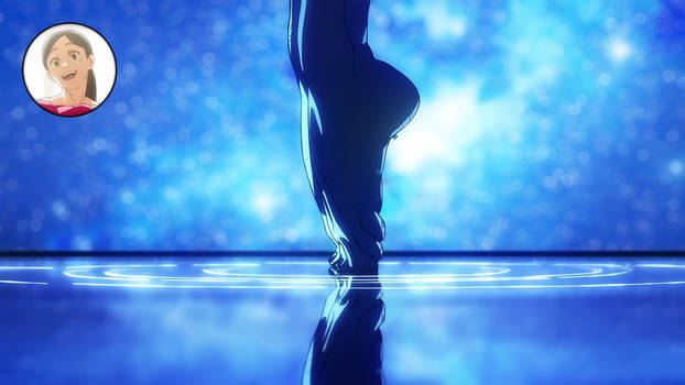 Acrobatic Silky Human Feet - On tiptoe