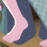Oka Makuzawa Feet - Slipping again