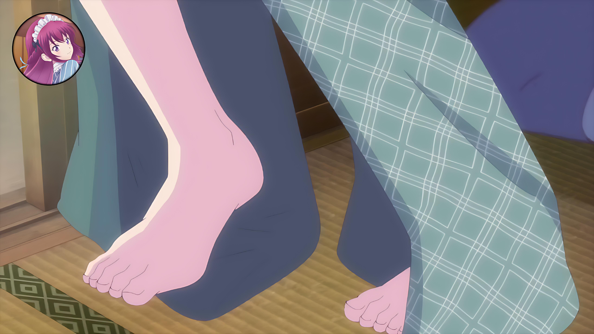 Oka Makuzawa Feet - Slipping again