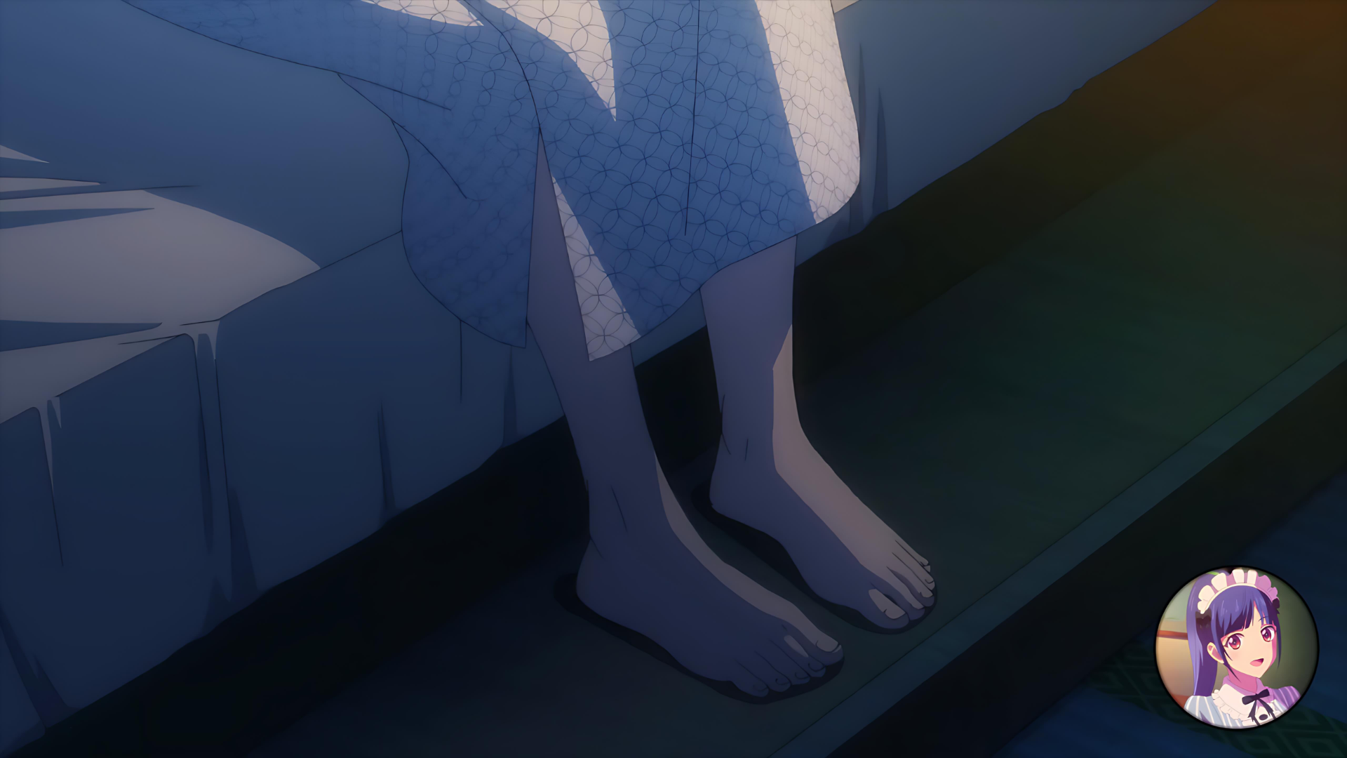 Ami Tsuruga Feet - Sitting on the bed